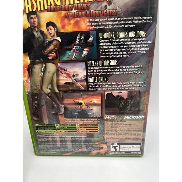 Crimson Skies: High Road to Revenge (Microsoft Xbox, 2003) CIB Complete TESTED - Picture 2 of 6